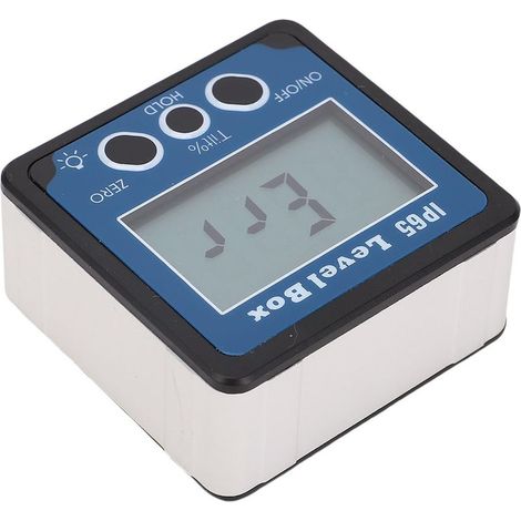 Inclinomètre Numérique, Niveau à Bulle avec Rétroéclairage, Base Magnétique, étanchéité IP65 pour Scie Circulaire à Table, Mesure de Pente