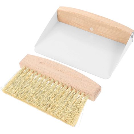 Kit de nettoyage de bureau avec petit balai et pelle à poussière (1 ensemble) (1/5)