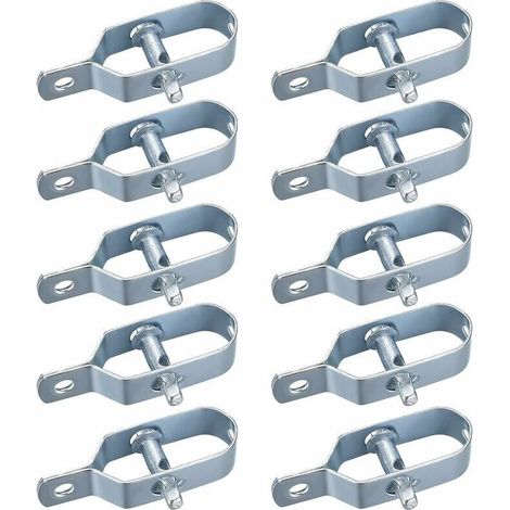 10-teiliges Set Drahtgitterspanner, Zaunspanner, Stacheldrahtspanner, Seilspanner-Verbindungsstück für Spanndrähte