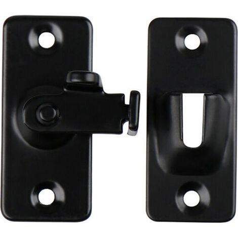 Petit verrou de porte Canggu à 90 degrés, verrou de porte à angle droit, verrou de porte coulissante, verrou de porte coulissante (1/5)