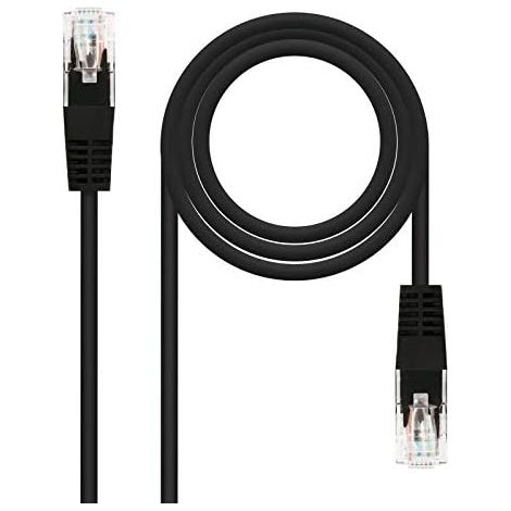 CABLE RED LATIGUILLO RJ45 CAT.6 UTP AWG24 NEGRO 25 CM 10.20.0400-L25-BK (1/3)
