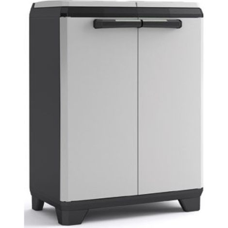 Keter Split Premium armario de reciclaje negro gris (1/5)