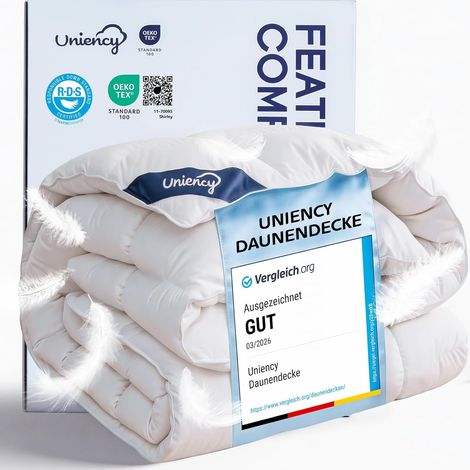 Couette 135x200 Hiver Tres Chaude 100% Coton Couette 1 Personne en Duvet et Plume Édredon 135x200 Couverture Naturelle et ConfortableBlancPoids de Remplissage : 1600 g (1/5)