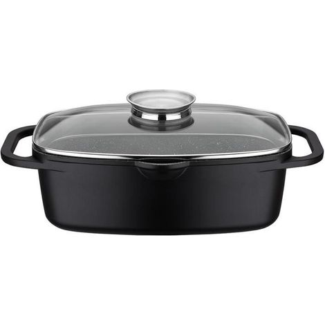 Roasting pan - BAUMALU - 382983 - Rectangular - Ceramic interior - 33 x 21 cm