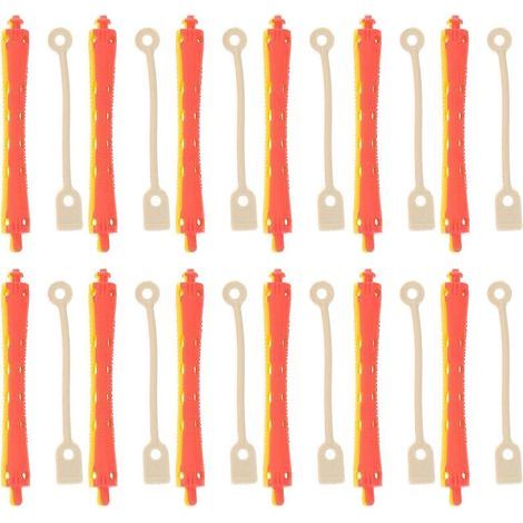 24 Dauerhafte Haarwickler mit Gummibändern – Haarstyling-Werkzeuge für den Heimgebrauch – 9,00 x 1,50 x 1,50 cm (1/3)