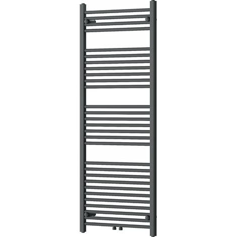 Radiador secatoallas eléctrico 729W 150x60x3cm, Gris (1/4)