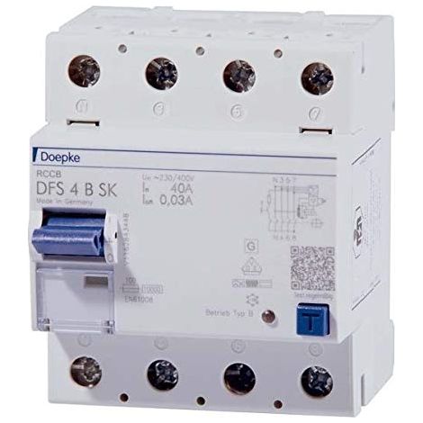 DOEPKE DFS4 04009134998HD 4/0,03-B SK HD DISJONCTEUR DIFFÉRENTIEL 4014712213630