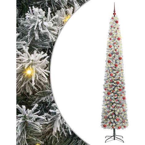 Árbol de Navidad artificial Verde 270 cm PVC, Acero y Plástico vidaXL
