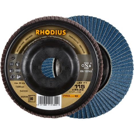 Disque à lamelle Rhodius LSZ P1 10 pièces (1/2)