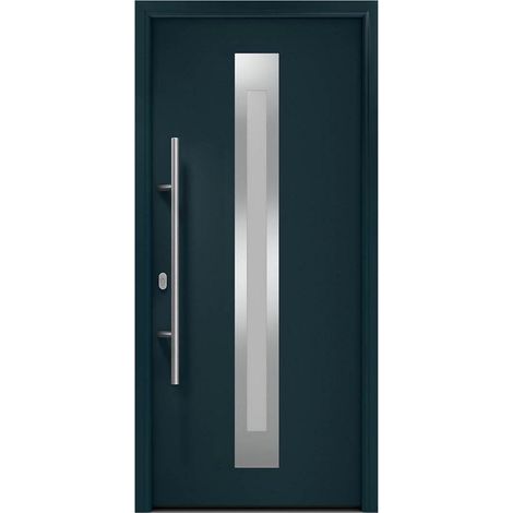 Hörmann Ecostar Haustür "ISOPRO IP 770S", anthrazitgrau (RAL 7016), 110 x 210 cm (B x H), DIN Links