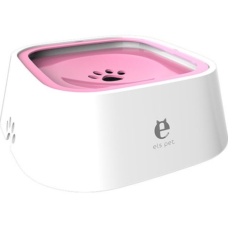 Bol d'eau pour chat de 1,5 l, mangeoires lentes pour animaux de compagnie, distributeur antidérapant transporté par véhicule pour chien (1/5)