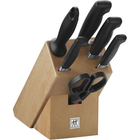 Zwilling Four Star Bloc de couteaux noir 7 pièces (1/5)