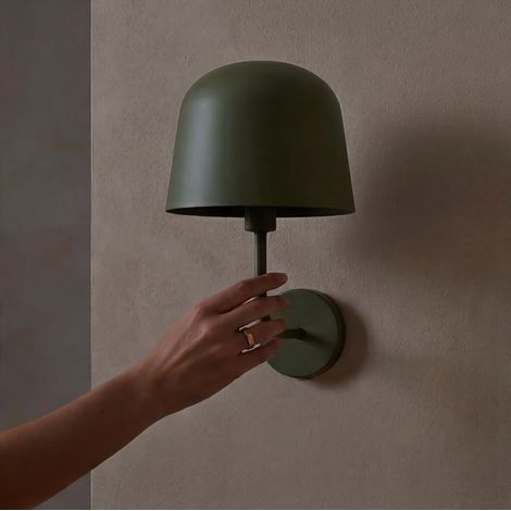 Fres aplique exterior verde para bombilla E14