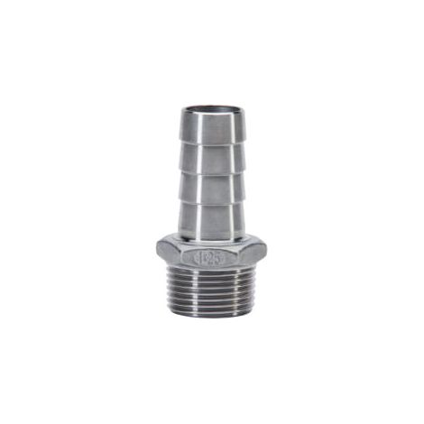 Raccordo per tubo flessibile in acciaio inossidabile 1 1/4"" x 33 mm (1/4)