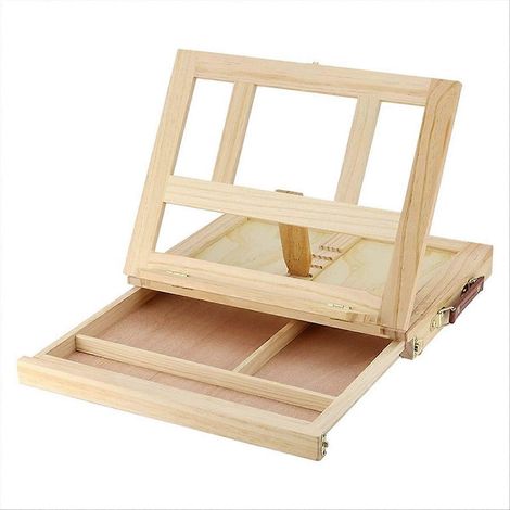 Tragbarer Malkoffer mit 4 einstellbaren Geschwindigkeiten, Schubladendesign, für Anfänger und Erwachsene (1/5)