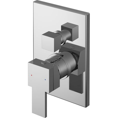 Nuie Sanford Manual Concealed Shower Valve with Diverter Single Handle - Chrome (1/2)