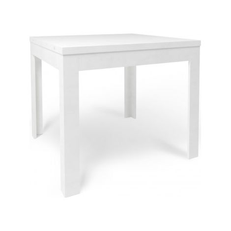 Table pliante 90L x 90P x H75 – Finition blanc mat – Sarmog (1/2)