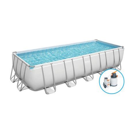 PISCINA POWER STEEL 5612B BESTWAY FILTRO SABBIA LT/H 5.678 CM 640X274 H.CM 132 (1/10)