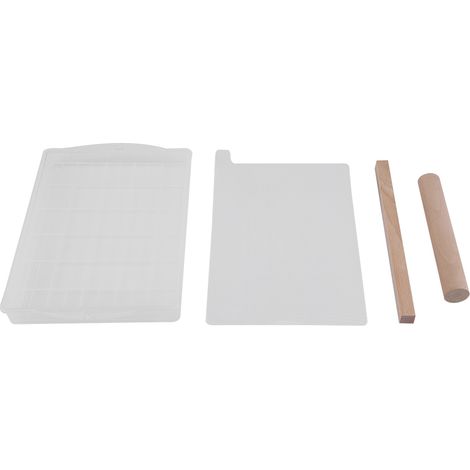 Silikon-Nougatform, Antihaftmatte, DIY-Schokoladen- und Süßigkeitenwerkzeug-Set aus Holz (1/5)
