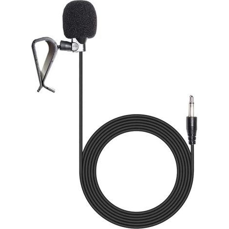 3.5mm Microphone Assembly Mic for Car Vehicle Head Unit Bluetooth Enabled Car Stereo Mic