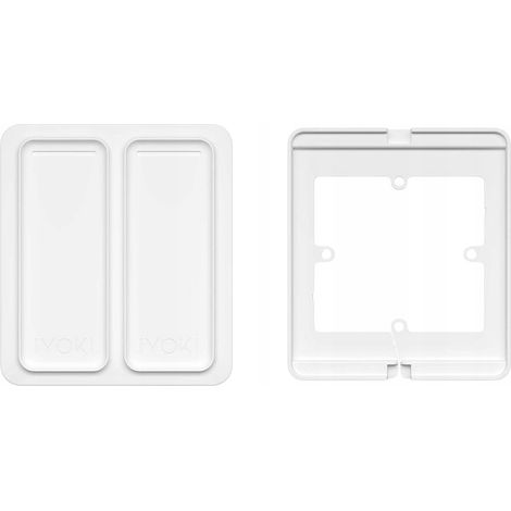 SCHALTERGRIFFABDECKUNG Doppeldimmer v2 Standard für Philips Hue weiß