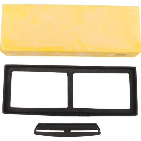 Pierre à aiguiser les couteaux, oxyde d'aluminium, micro-poudre, pierre à aiguiser avec base antidérapante pour le meulage, le polissage, l'aplatissement, grains 5000 (1/5)