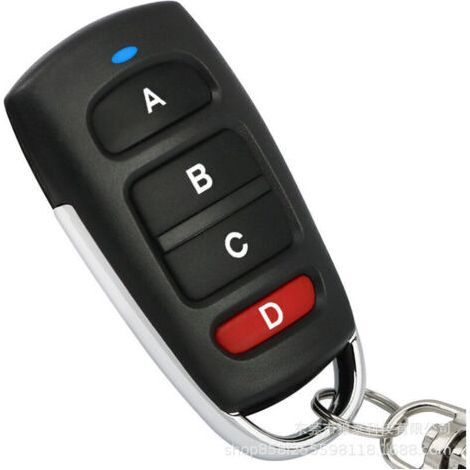433MHZ Telecommande Portail 4 Pièces, Telecommande Universelle Duplicateur, Bip Portail Universelle, Telecommande Copieuse Convient aux Voitures, Portes de Garage, Portails (1/2)