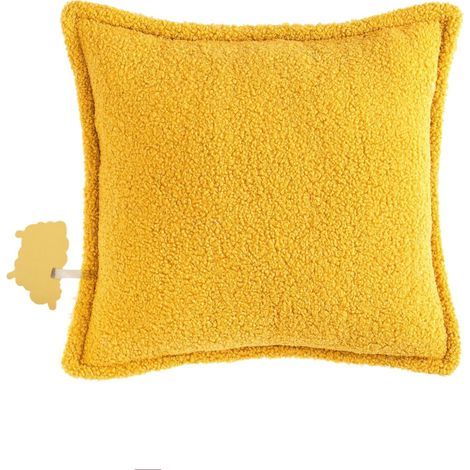 Coussin décoratif en laine d'agneau XIUH Home Textiles, léger et luxueux, pour canapés, salons, fenêtres en baie, housses d'appuie-tête et soutien lombaire de qualité supérieure (BB) (1/4)