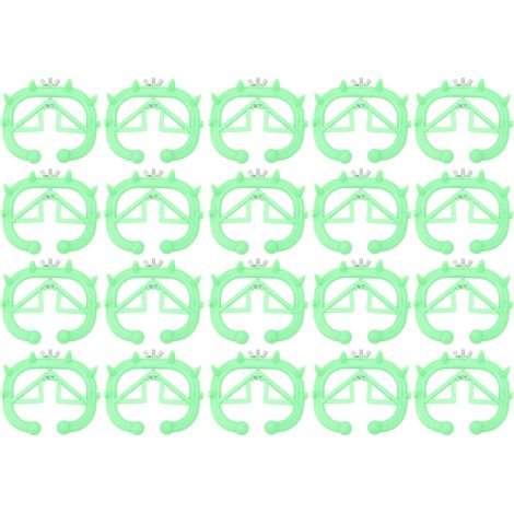 20 unités Désinfecteur à veaux en plastique efficace confortable anneau nasal anti-tétée pour bovins (1/5)