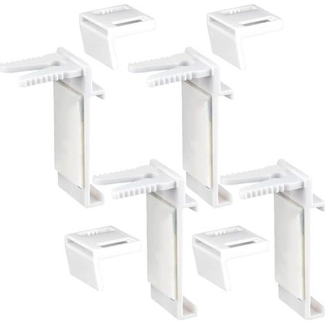 Roller Blind Mounting Brackets, Double Roller Blinds No Drilling Required