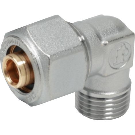 Raccordo Giacomini curvo 90 filettato M multistrato 1/2x 16x2 R562MX048