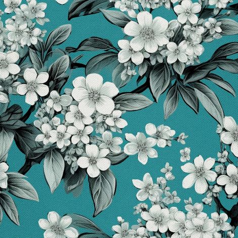 Tela decorativa para exteriores Oxford - Motiv Blumen I DX5632 (1/5)