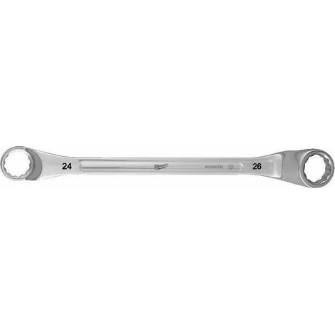 MILWAUKEE KLUCZ PODWÓJNIE ODGIĘTY 75° - 24x26mm (1/2)