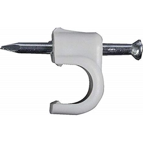 Pontet NS 12 avec clou pour la fixation de câbles électriques/Boite de 100 (1/5)