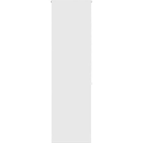 Rideau De Douche Enrouleur - 60x240 Cm - Tissu 56 Cm - Aluminium Et PEVA - Pour Salle De Bain - 1 Unite (1/5)