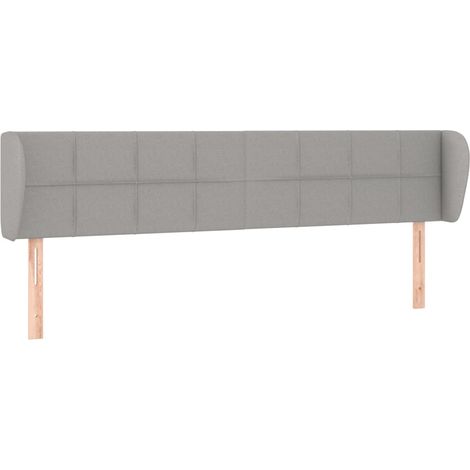 Maison Exclusive - Kopfteil mit Ohren Hellgrau 163x23x78/88 cm St
