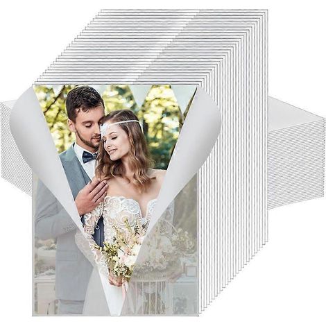 Lot de 200 doublures d'enveloppes en papier transparent (1/5)