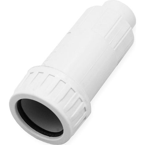 Raccordo rigido ø 20 x flex ø 16 mm - per scarico condensa 00000011824 (1/3)