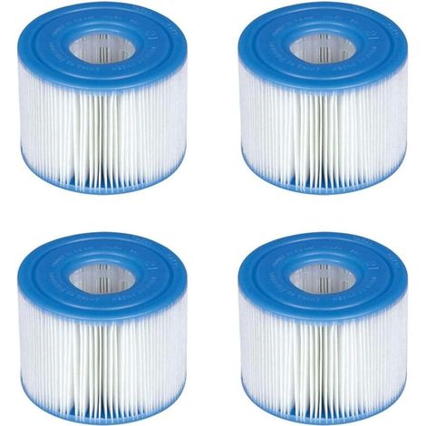 Cartouche filtrante de rechange pour Intex S1 29011E pour système de nettoyage de l'eau Pure Spa, jacuzzi et piscine, compatible avec les pièces d'équipement de filtration Intex (4) (1/5)