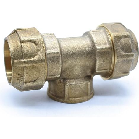 Raccord Femelle Polyéthylène PE Compression 25x3/4" Jonction Tubes Irrigation Connecteur Radiateurs Manchon Goutte à Goutte Air Comprimé Adaptateur Gaz/Tuyau Eau (1/5)