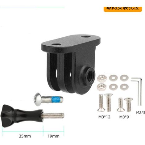 Adaptateur de fixation pour caméra GoPro sur vélo