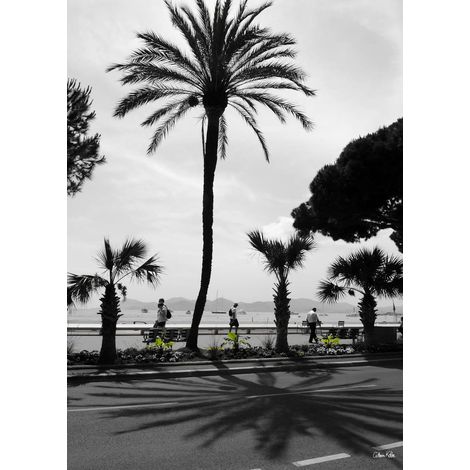 Tableau sur toile Cannes 45x65 cm - Impression sur Toile Murale Décorative - Image imprimée en HD sur Toile - Toile sur Châssis en Bois FSC - Fabriqué en France (1/4)