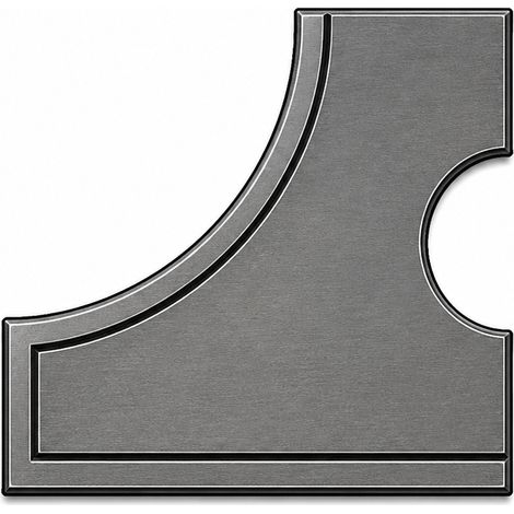 LEMAN Plaquette Carbure Quart de Rond Rayon 5 mm F225L11461, pour Porte-Outils Toupie (1/5)