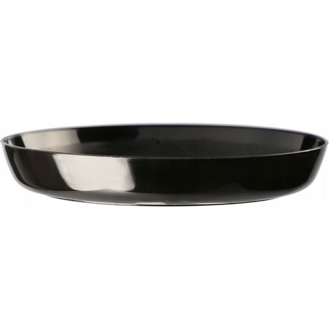 Sottovaso in plastica nera da 11 cm Cristal (1/3)