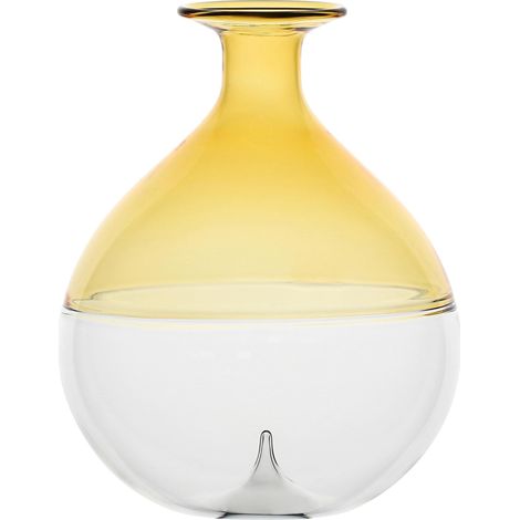 Vase monofleur Jaune Ø 12 x 14,5 h cm (1/2)