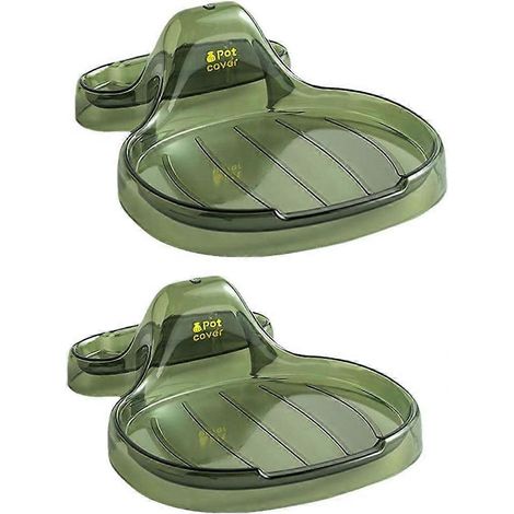 Lot de 2 supports multifonctions pour couvercles de casseroles et spatules, support polyvalent pour couvercles de casseroles L (1/5)