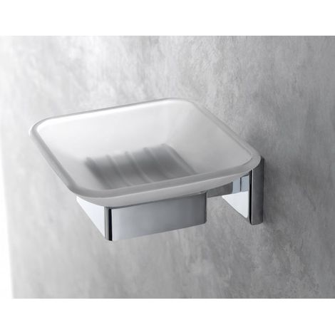 PORTA SAPONE NOOK SINGOLO CROMO - CAPANNOLI (1/2)