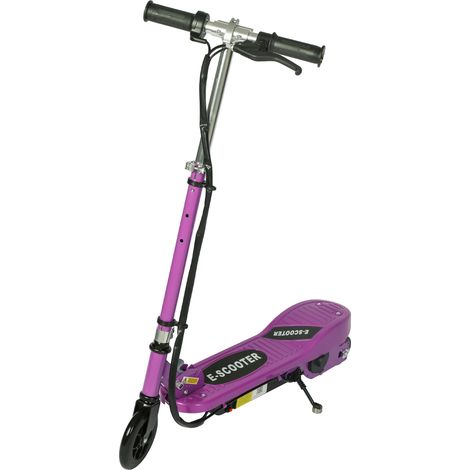 Foldable Electric Kids Scooter, Ride-on Ages 7-14 Years, Purple (1/5)