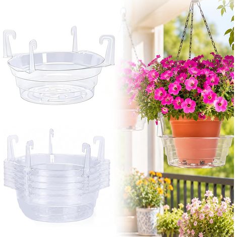 Bac de récupération d'eau pour suspensions, nouveau plateau transparent avec crochet, soucoupe (1/5)