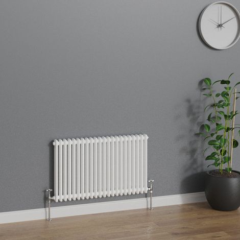 WarmeHaus Traditional White Double Column Radiators 600x1010mm (1/5)